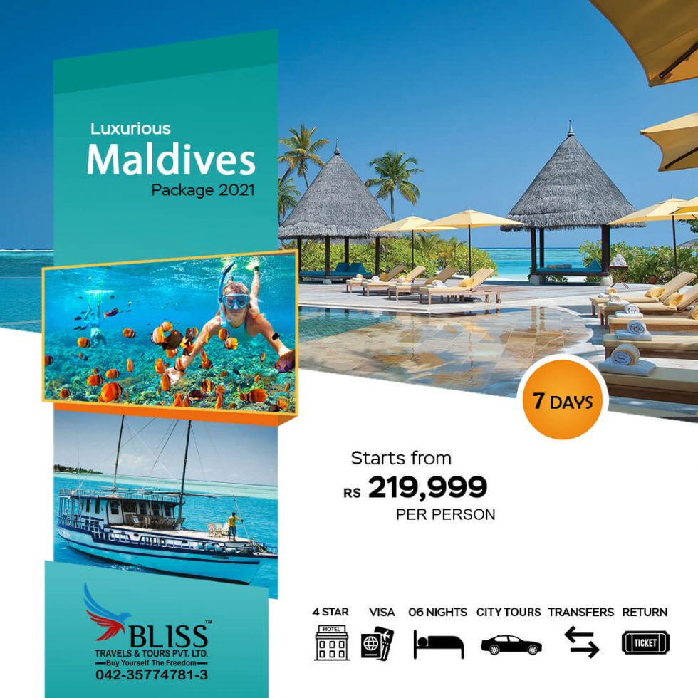 maldives tour package from lahore