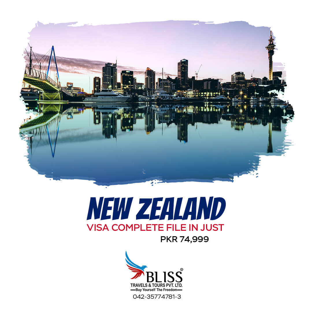 New Zealand Visa Complete File in Just PKR 74,999